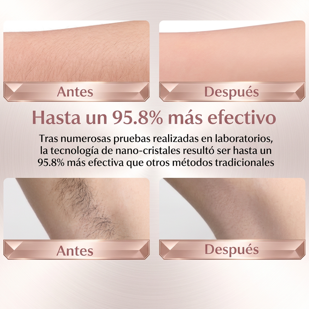 Depiladora Nano-Cristal Indolora — Elimina el vello sin dolor ni irritación